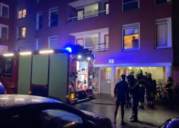 Brand in kelder studentenflat Haarlem-Noord