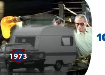 1973 | Glasblazen en slippen | Museum105