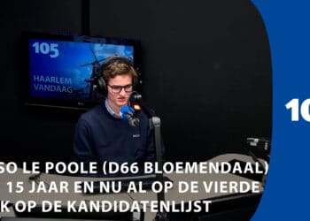 Friso Le Poole (D66 Bloemendaal): Pas 15 jaar en nu al op de vierde plek op de kandidatenlijst