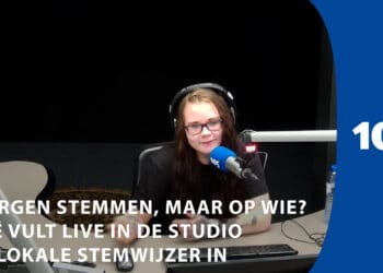 Morgen stemmen, maar op wie? Zoë (20) uit Haarlem vult live in de studio de lokale stemwijzer in