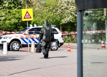 Belgiëlaan enige tijd afgesloten wegens verdacht pakketje, blijkt vals alarm