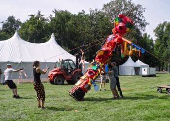 De 35e editie van het Houtfestival in volle glorie, aldus directeur Marleen Klooswijk