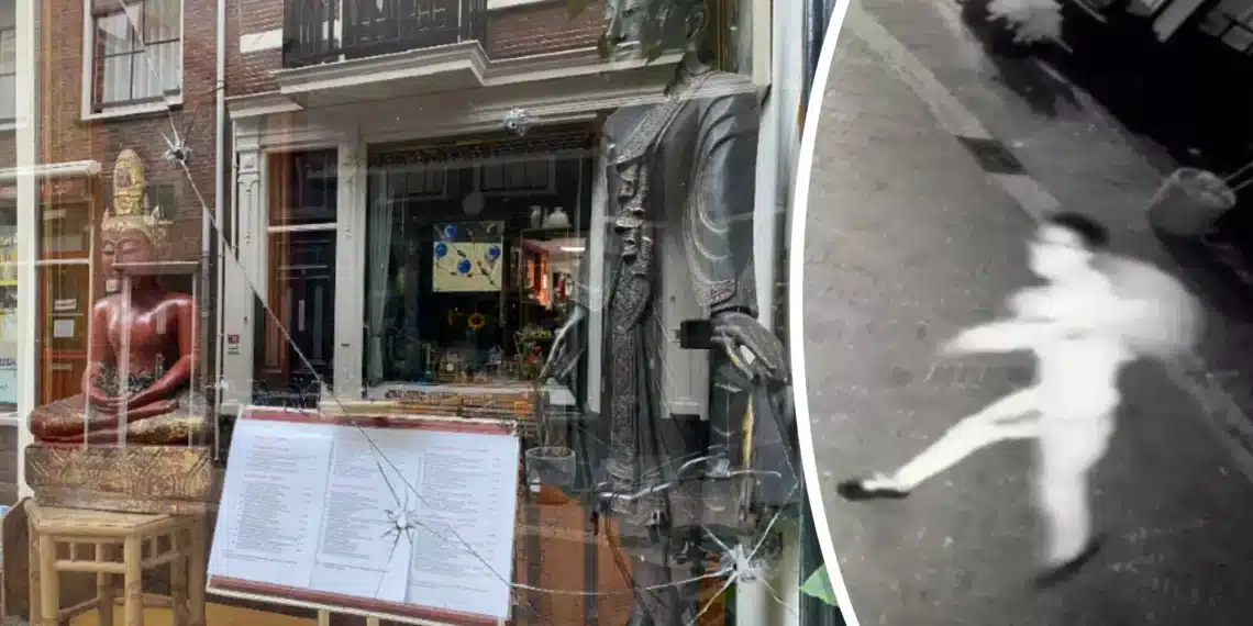 Ruiten Thais restaurant ingegooid: “Lijkt wel een doelbewuste actie”