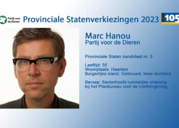 Provinciale Staten verkiezingen Noord-Holland: Marc Hanou, Partij voor de Dieren