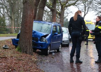 Man overleden na botsing tegen boom in Heemstede