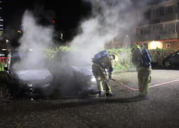 Twee auto’s in vlammen op aan Polenstraat