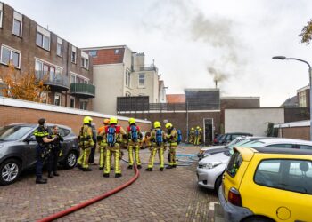 Veel rook en schade bij brand in centrum van Haarlem