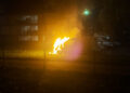 Bedrijfswagen verwoest door brand op parkeerterrein Engelandlaan